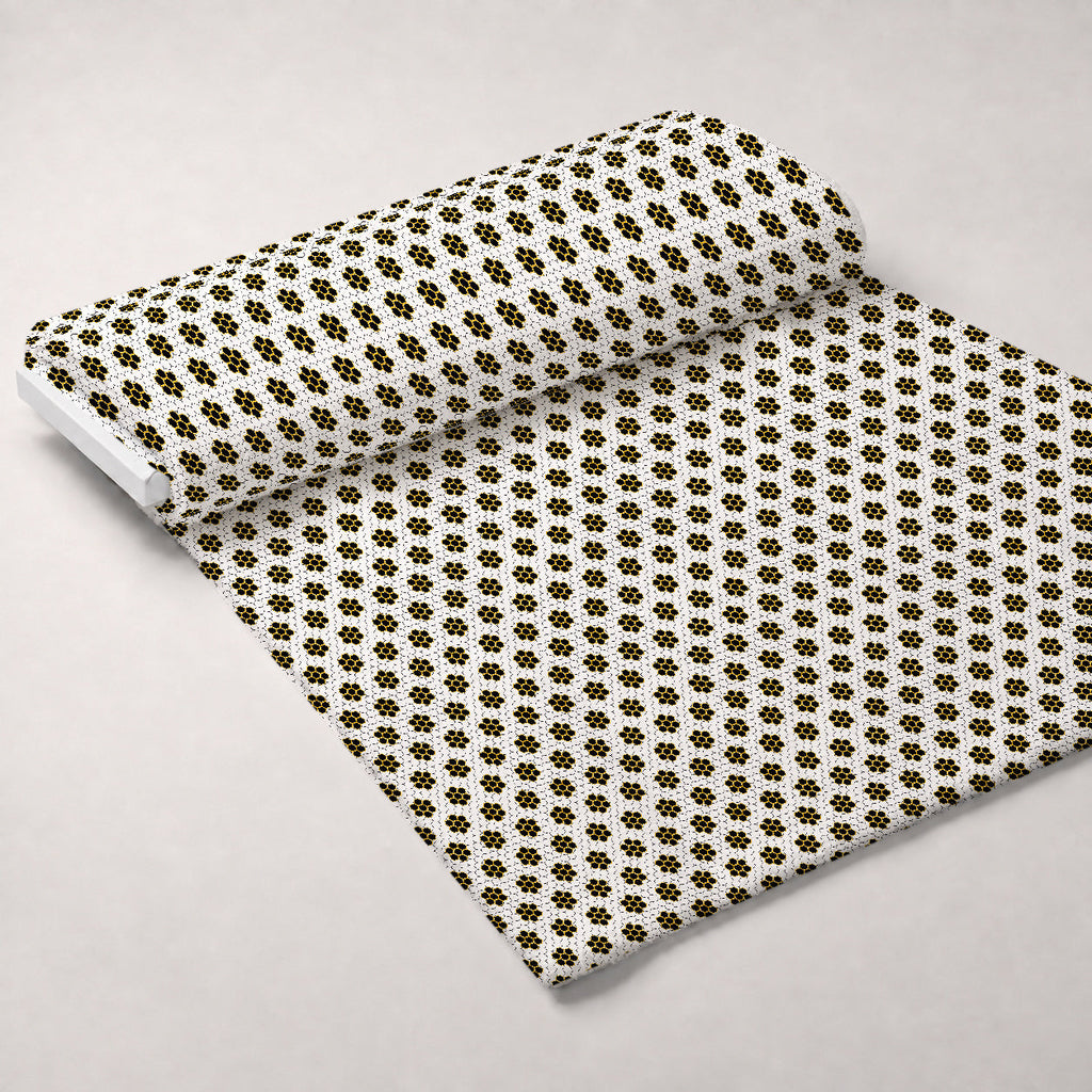 Honeycomb Hive Pattern 11 Fleece Fabric — fleece fabric unrolled bolt preview (mv-fleece-v1:bolt)