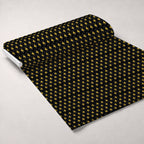 Honeycomb Hive Pattern 3 Fleece Fabric — fleece fabric unrolled bolt preview (mv-fleece-v1:bolt)