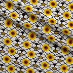 Honeycomb Hive Pattern 6 Fleece Fabric — fleece fabric folded close-up preview (mv-fleece-v1:lying)