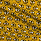 Honeycomb Hive Pattern 8 Fleece Fabric — fleece fabric folded close-up preview (mv-fleece-v1:lying)