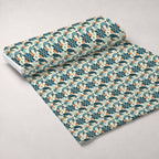 Honu Tides Pattern 3 Fleece Fabric — fleece fabric unrolled bolt preview (mv-fleece-v1:bolt)