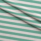 Horizontal Stripes Mint Fleece Fabric — fleece fabric folded close-up preview (mv-fleece-v1:lying)
