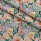 Hydrangea Serenade Pattern 3 Fleece Fabric — fleece fabric folded close-up preview (mv-fleece-v1:lying)