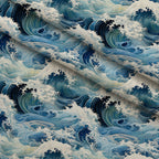 Indigo Swells Pattern 3 Fleece Fabric — fleece fabric folded close-up preview (mv-fleece-v1:lying)