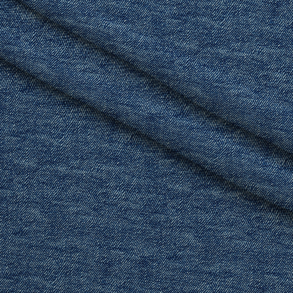 Indigo Twill Pattern 1 Fleece Fabric — fleece fabric folded close-up preview (mv-fleece-v1:lying)
