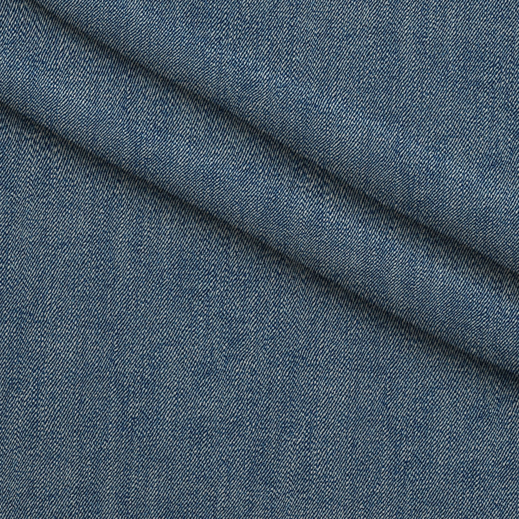 Indigo Twill Pattern 15 Fleece Fabric — fleece fabric folded close-up preview (mv-fleece-v1:lying)