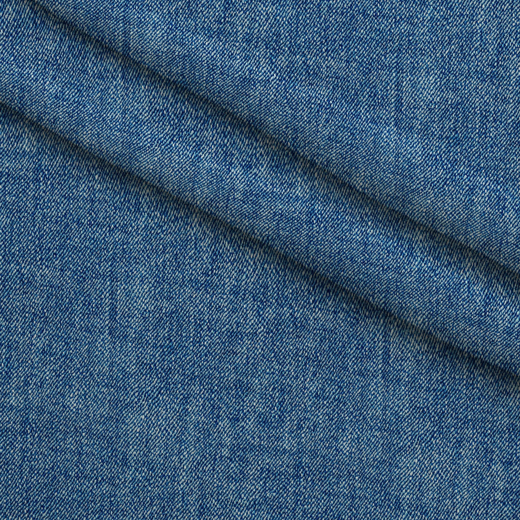 Indigo Twill Pattern 21 Fleece Fabric — fleece fabric folded close-up preview (mv-fleece-v1:lying)