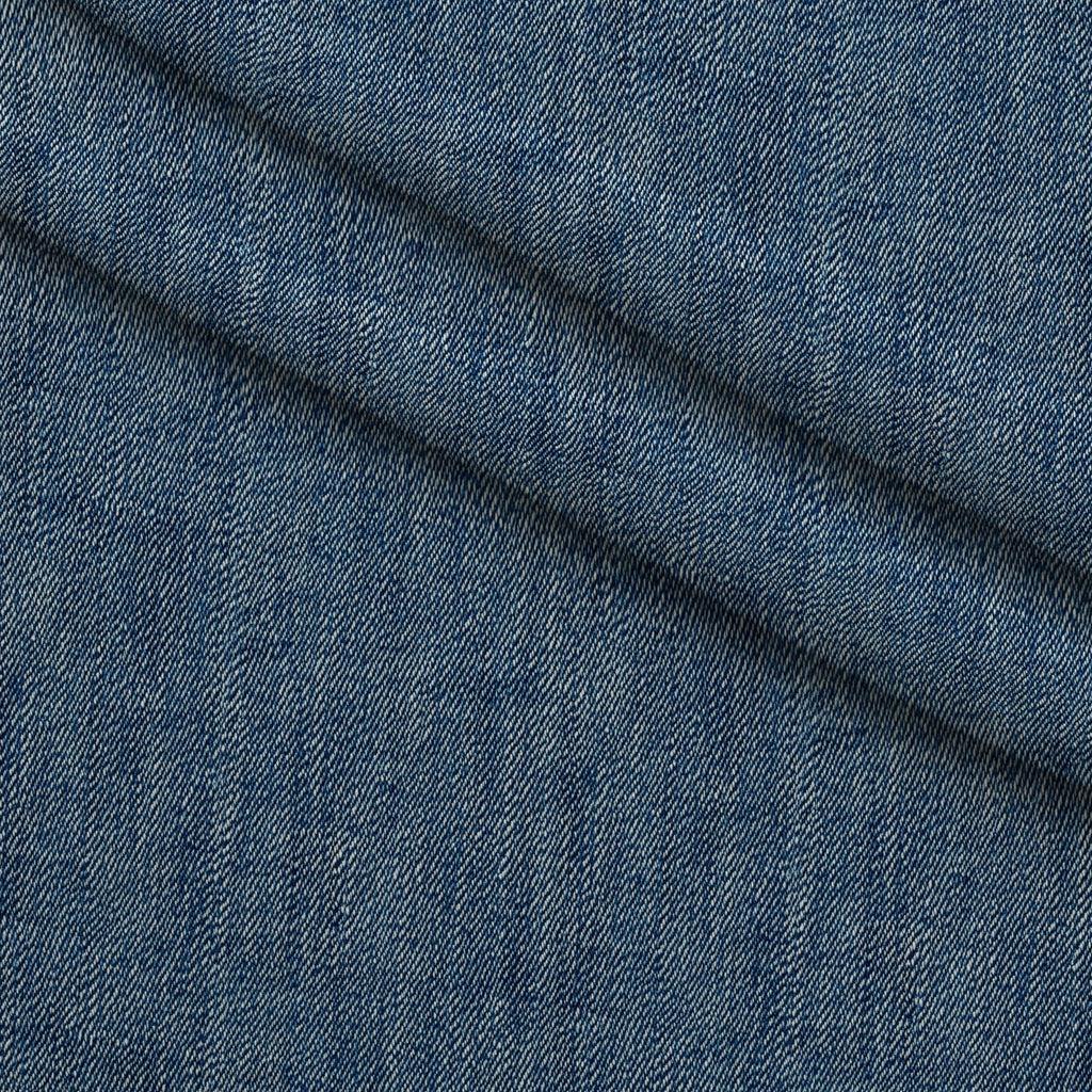 Indigo Twill Pattern 4 Fleece Fabric — fleece fabric folded close-up preview (mv-fleece-v1:lying)