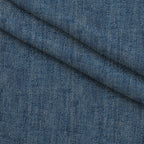 Indigo Twill Pattern 4 Fleece Fabric — fleece fabric folded close-up preview (mv-fleece-v1:lying)