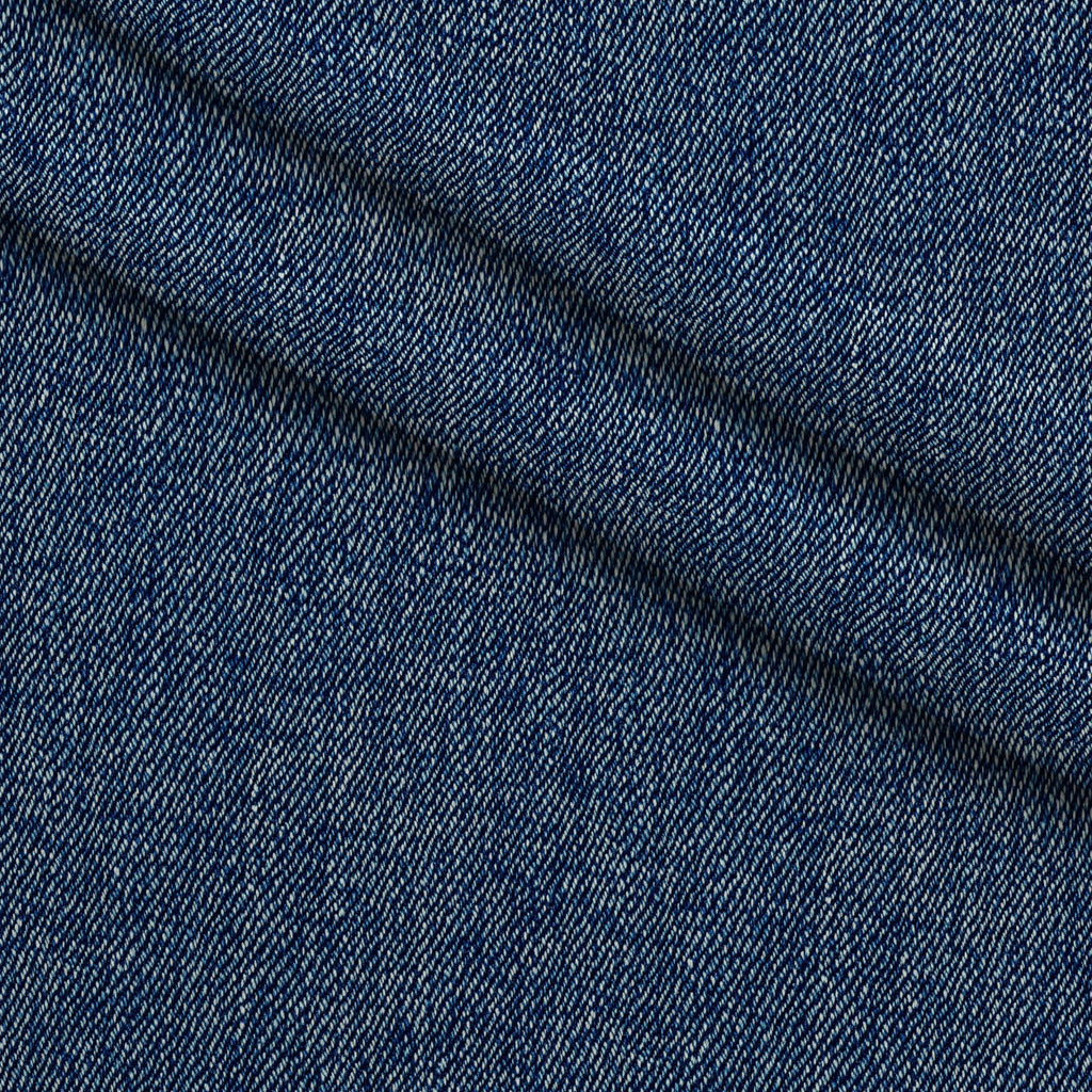 Indigo Twill Pattern 7 Fleece Fabric — fleece fabric folded close-up preview (mv-fleece-v1:lying)