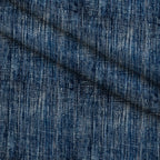 Indigo Weave Pattern 1 Fleece Fabric — fleece fabric folded close-up preview (mv-fleece-v1:lying)