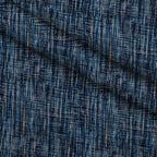 Indigo Weave Pattern 14 Fleece Fabric — fleece fabric folded close-up preview (mv-fleece-v1:lying)