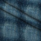 Indigo Weave Pattern 4 Fleece Fabric — fleece fabric folded close-up preview (mv-fleece-v1:lying)