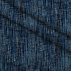 Indigo Weave Pattern 5 Fleece Fabric — fleece fabric folded close-up preview (mv-fleece-v1:lying)