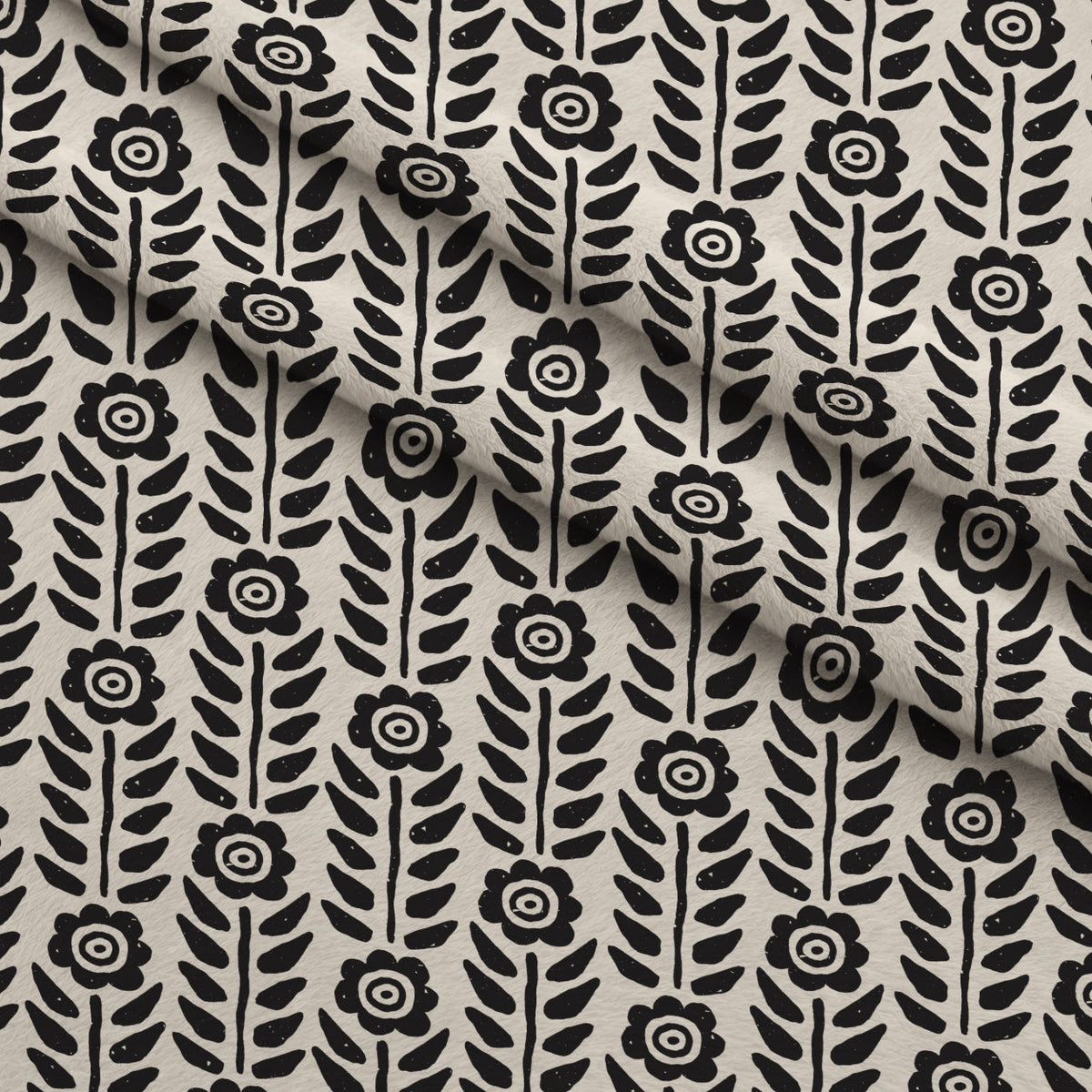 Ink Block Print Pattern 10 Fleece Fabric — fleece fabric folded close-up preview (mv-fleece-v1:lying)