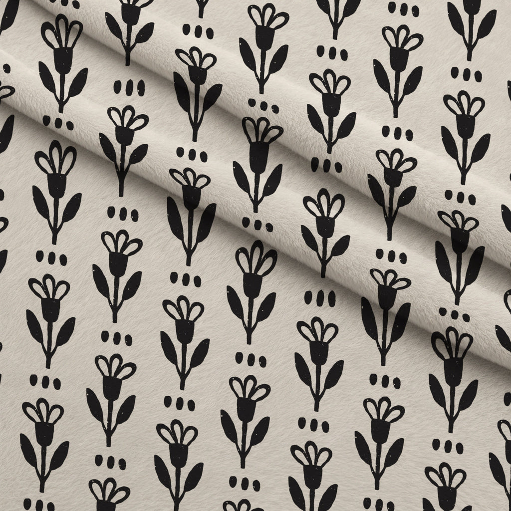 Ink Block Print Pattern 12 Fleece Fabric — fleece fabric folded close-up preview (mv-fleece-v1:lying)