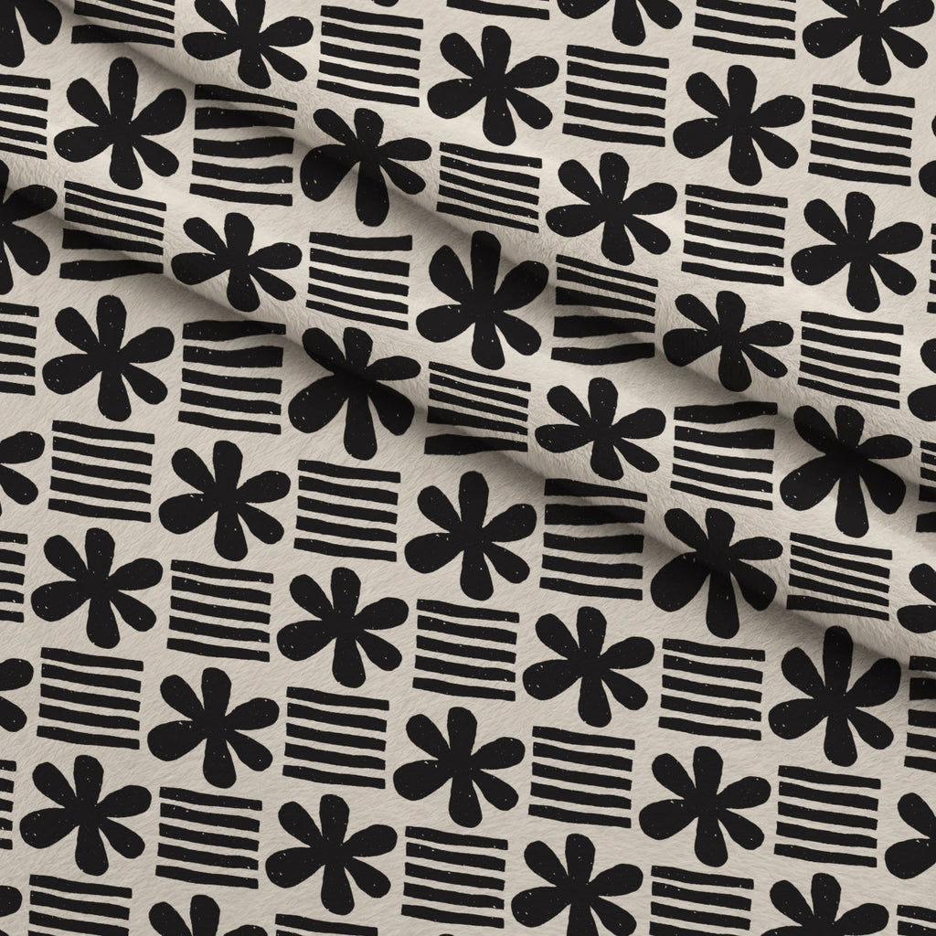 Ink Block Print Pattern 16 Fleece Fabric — fleece fabric folded close-up preview (mv-fleece-v1:lying)