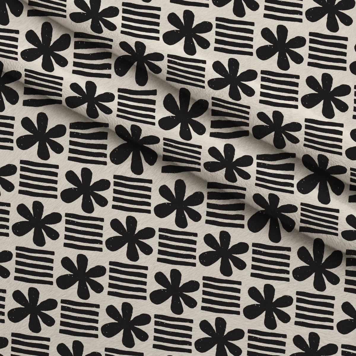 Ink Block Print Pattern 16 Fleece Fabric — fleece fabric folded close-up preview (mv-fleece-v1:lying)