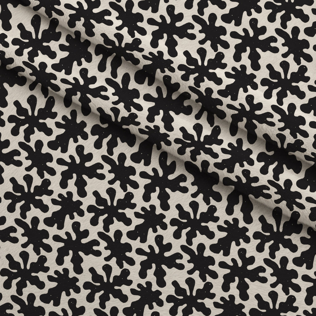 Ink Block Print Pattern 2 Fleece Fabric — fleece fabric folded close-up preview (mv-fleece-v1:lying)