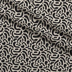 Ink Block Print Pattern 4 Fleece Fabric — fleece fabric folded close-up preview (mv-fleece-v1:lying)