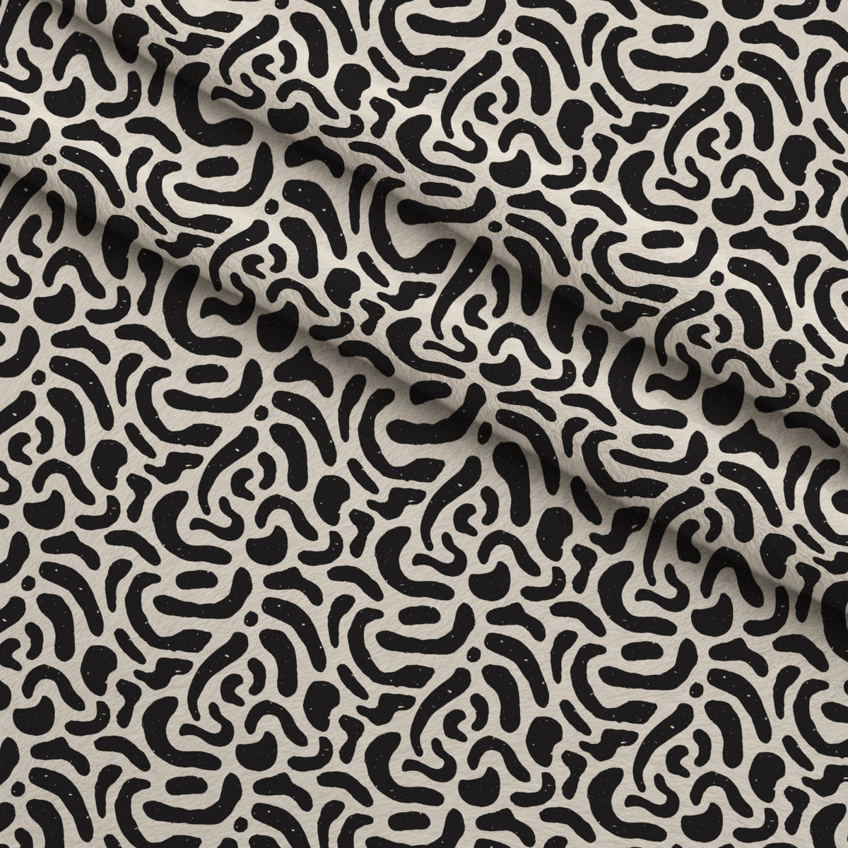 Ink Block Print Pattern 4 Fleece Fabric — fleece fabric folded close-up preview (mv-fleece-v1:lying)