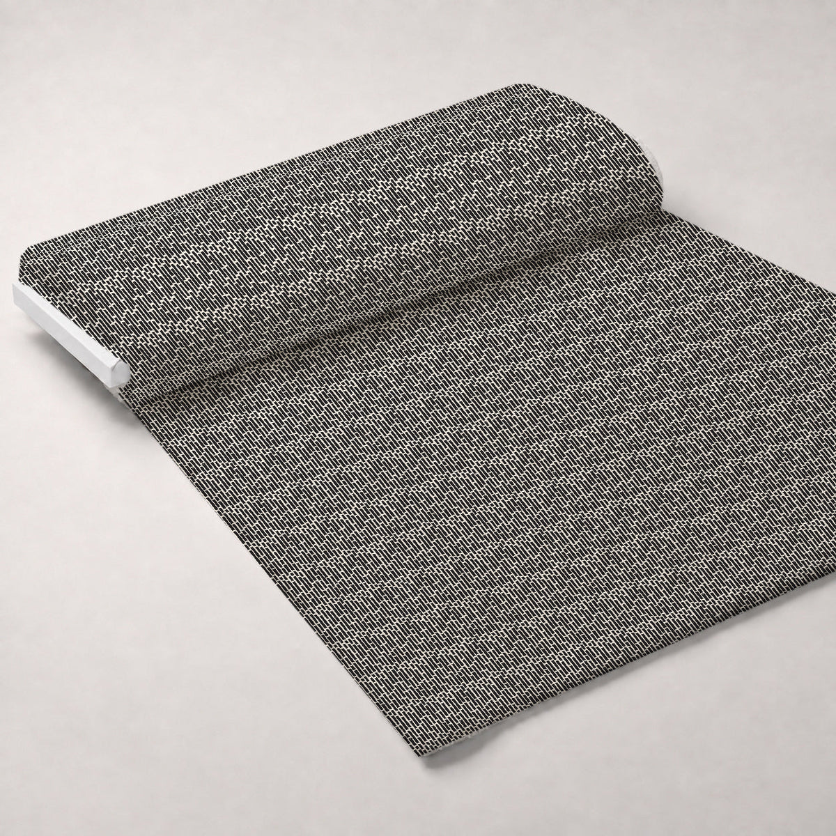 Ink Block Print Pattern 6 Fleece Fabric — fleece fabric unrolled bolt preview (mv-fleece-v1:bolt)