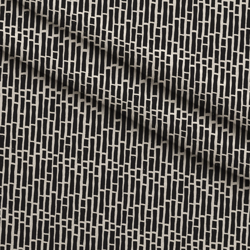 Ink Block Print Pattern 6 Fleece Fabric — fleece fabric folded close-up preview (mv-fleece-v1:lying)