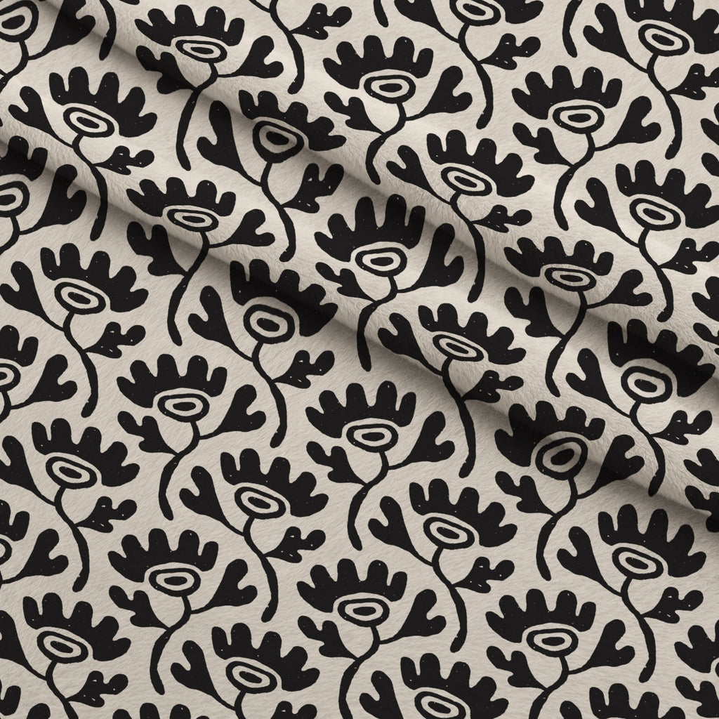 Ink Block Print Pattern 7 Fleece Fabric — fleece fabric folded close-up preview (mv-fleece-v1:lying)