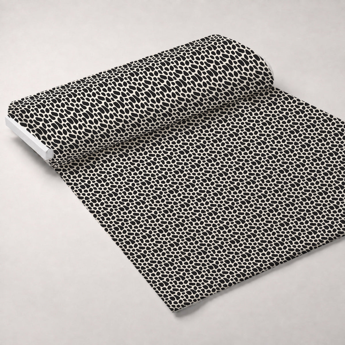 Ink Block Print Pattern 8 Fleece Fabric — fleece fabric unrolled bolt preview (mv-fleece-v1:bolt)
