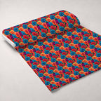 Inked Blooms Pattern 9 Fleece Fabric — fleece fabric unrolled bolt preview (mv-fleece-v1:bolt)