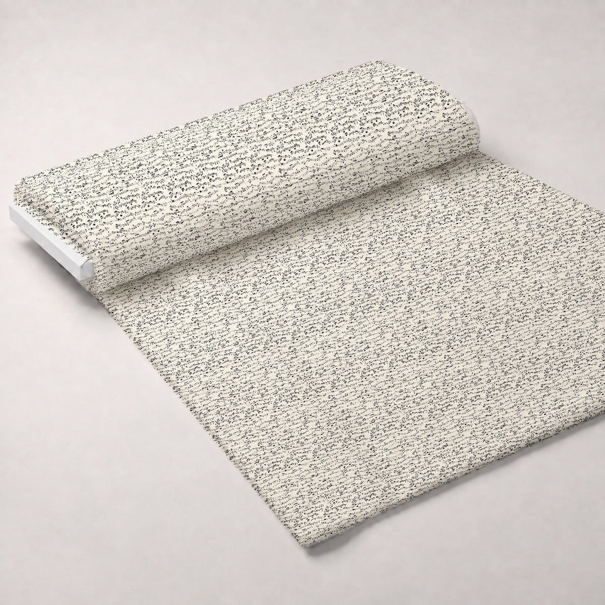 Inked Melodies Pattern 1 Fleece Fabric — fleece fabric unrolled bolt preview (mv-fleece-v1:bolt)