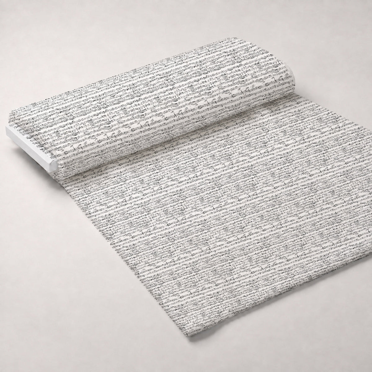 Inked Melodies Pattern 10 Fleece Fabric — fleece fabric unrolled bolt preview (mv-fleece-v1:bolt)