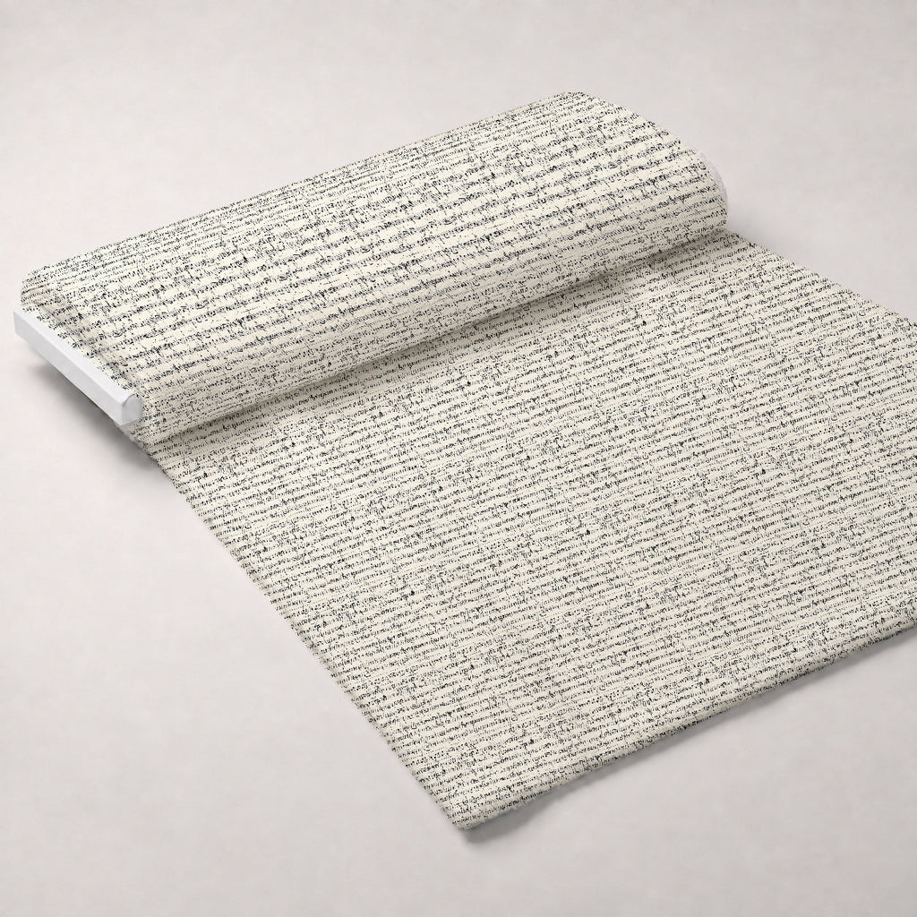 Inked Melodies Pattern 11 Fleece Fabric — fleece fabric unrolled bolt preview (mv-fleece-v1:bolt)