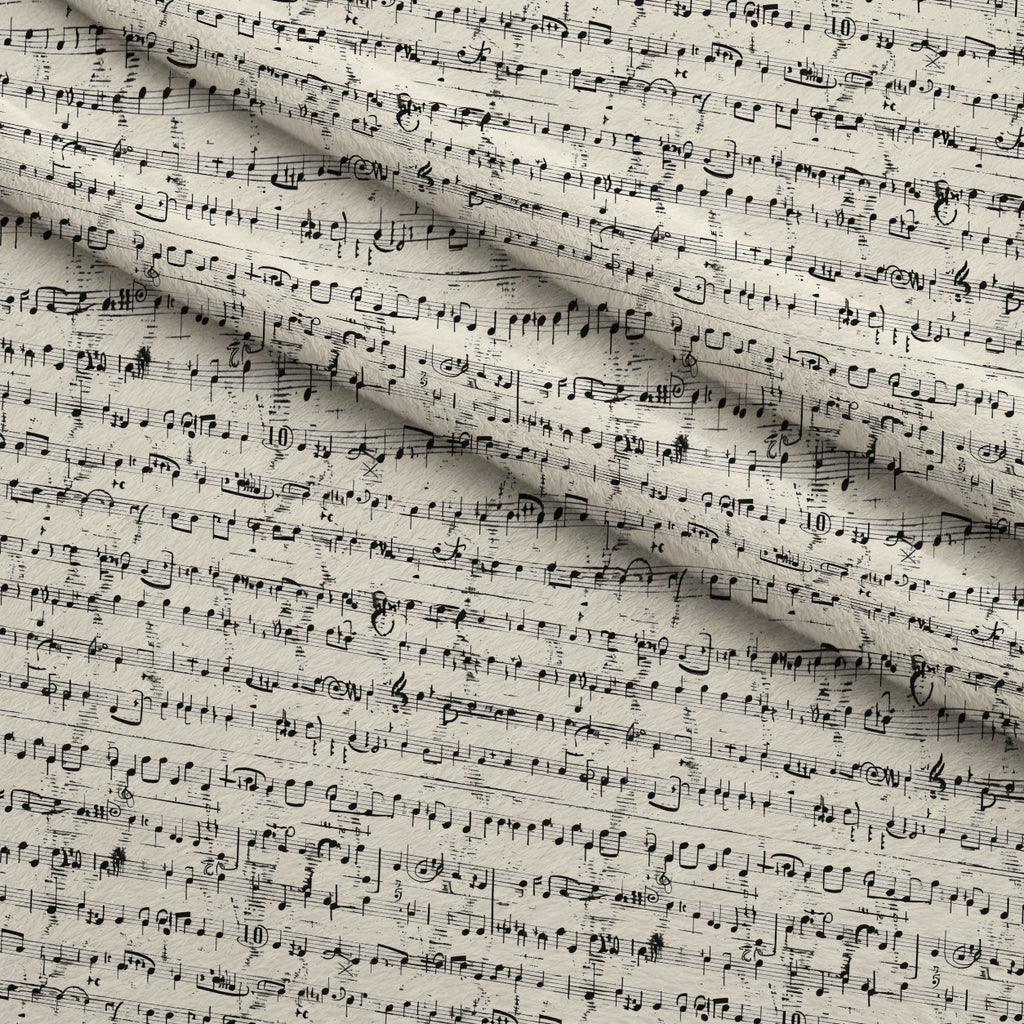Inked Melodies Pattern 11 Fleece Fabric — fleece fabric folded close-up preview (mv-fleece-v1:lying)