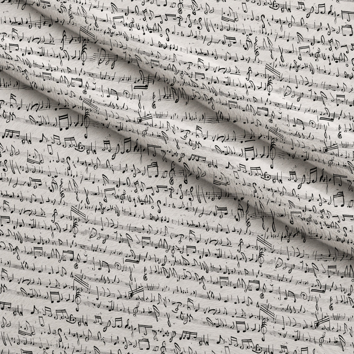 Inked Melodies Pattern 2 Fleece Fabric — fleece fabric folded close-up preview (mv-fleece-v1:lying)