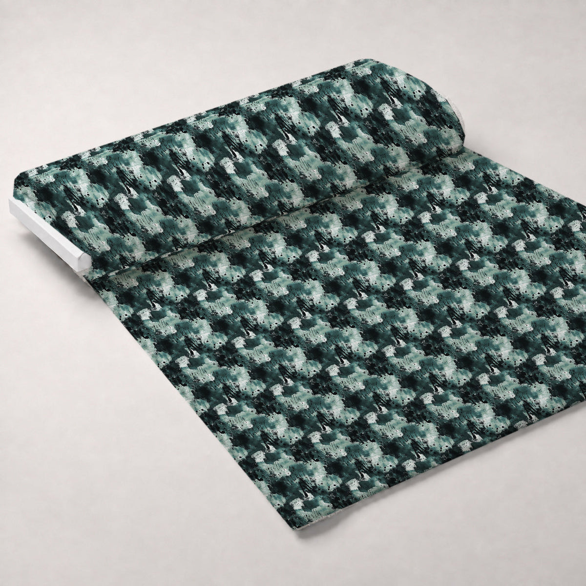 Inkwash Manuscript Pattern 5 Fleece Fabric — fleece fabric unrolled bolt preview (mv-fleece-v1:bolt)