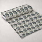 Islamic Dark Blue Pattern 12 Fleece Fabric — fleece fabric unrolled bolt preview (mv-fleece-v1:bolt)