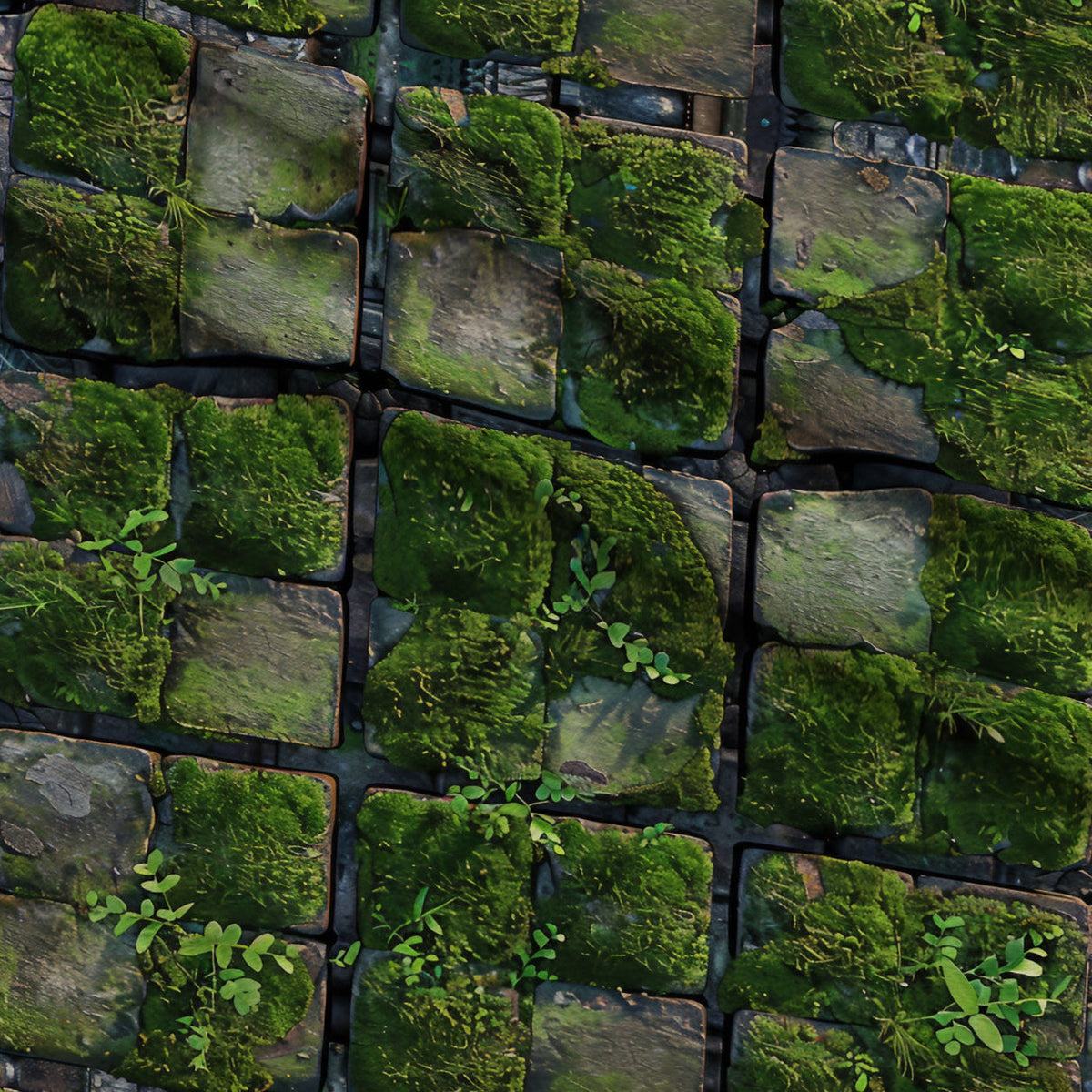 Japanese Zen Garden Pattern 1 Fleece Fabric — fleece fabric folded close-up preview (mv-fleece-v1:lying)