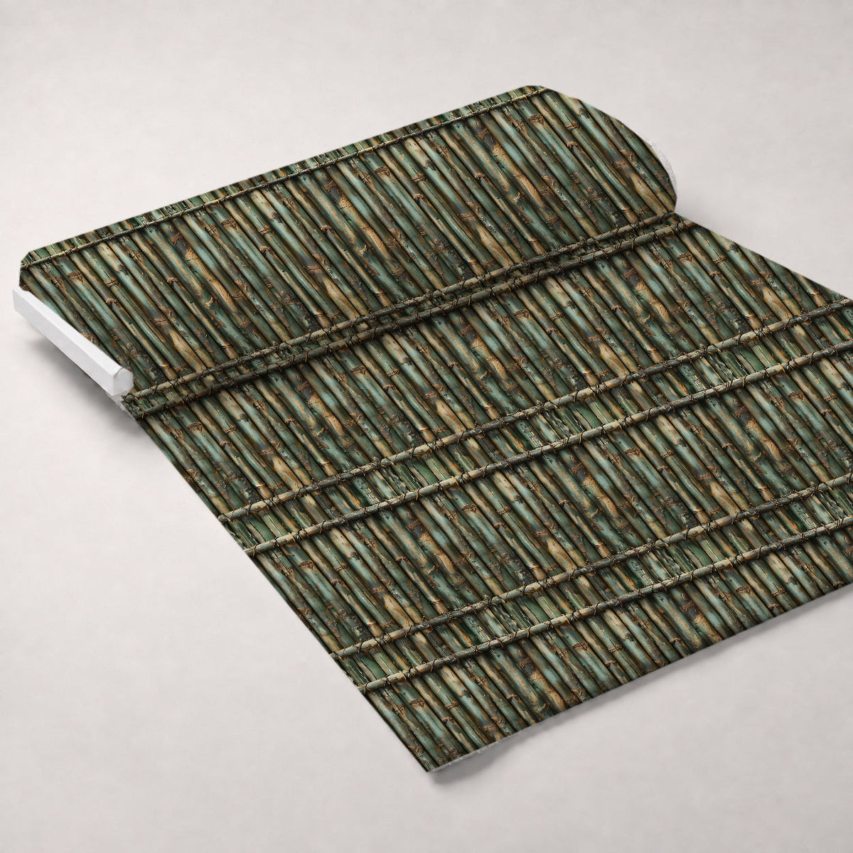 Japanese Zen Garden Pattern 12 Fleece Fabric — fleece fabric unrolled bolt preview (mv-fleece-v1:bolt)