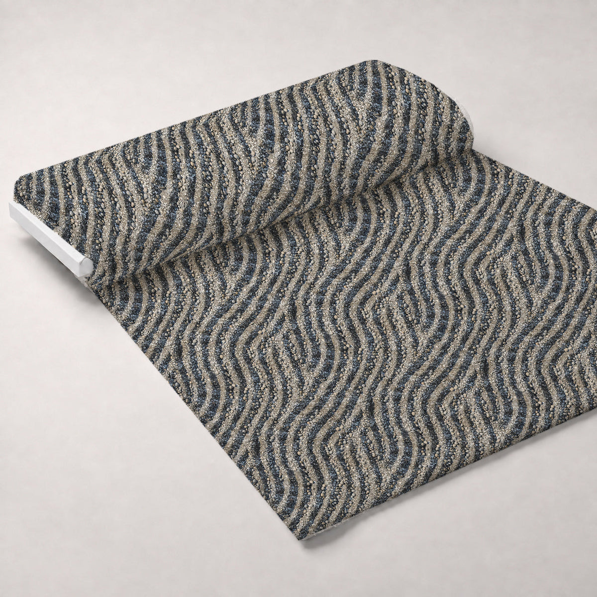 Japanese Zen Garden Pattern 4 Fleece Fabric — fleece fabric unrolled bolt preview (mv-fleece-v1:bolt)