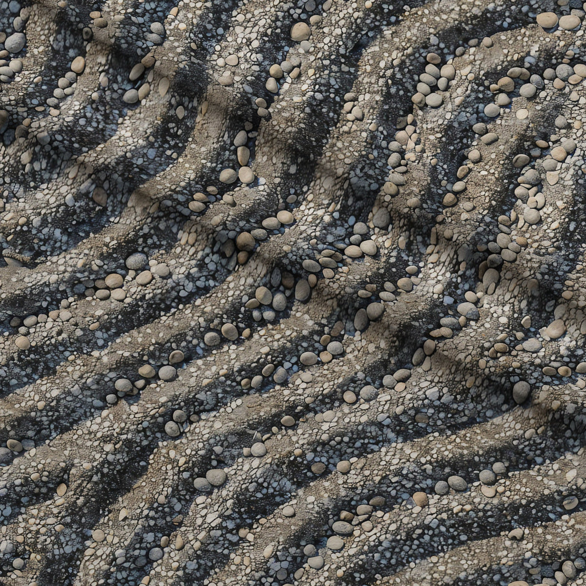 Japanese Zen Garden Pattern 4 Fleece Fabric — fleece fabric folded close-up preview (mv-fleece-v1:lying)