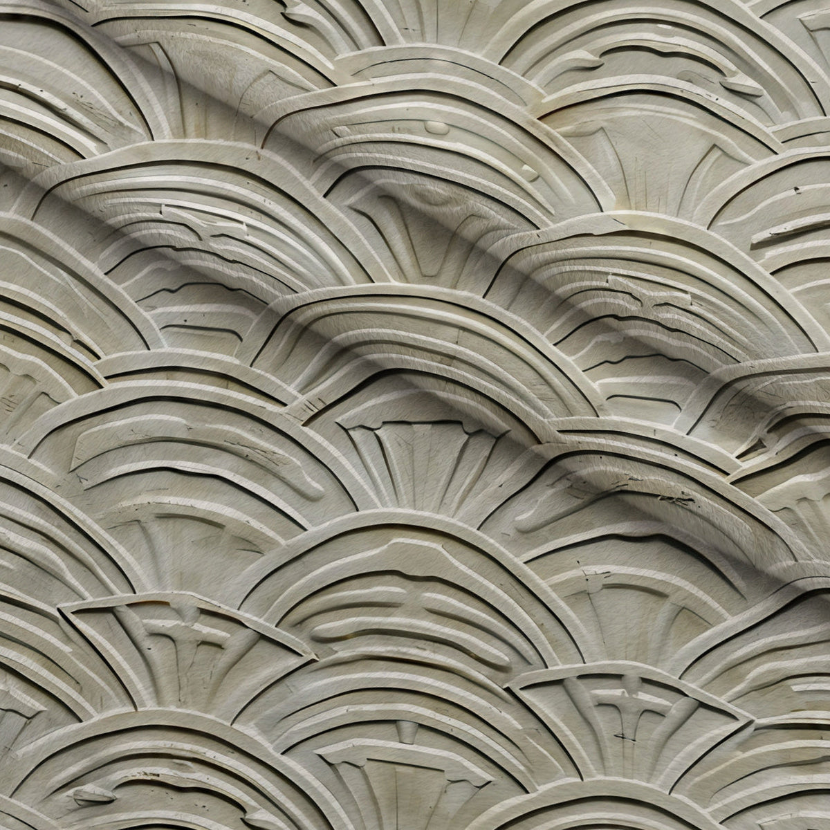 Japanese Zen Garden Pattern 9 Fleece Fabric — fleece fabric folded close-up preview (mv-fleece-v1:lying)