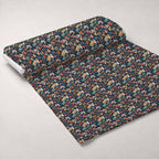 Joystick Doodles Pattern 1 Fleece Fabric — fleece fabric unrolled bolt preview (mv-fleece-v1:bolt)