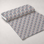 Joystick Doodles Pattern 10 Fleece Fabric — fleece fabric unrolled bolt preview (mv-fleece-v1:bolt)