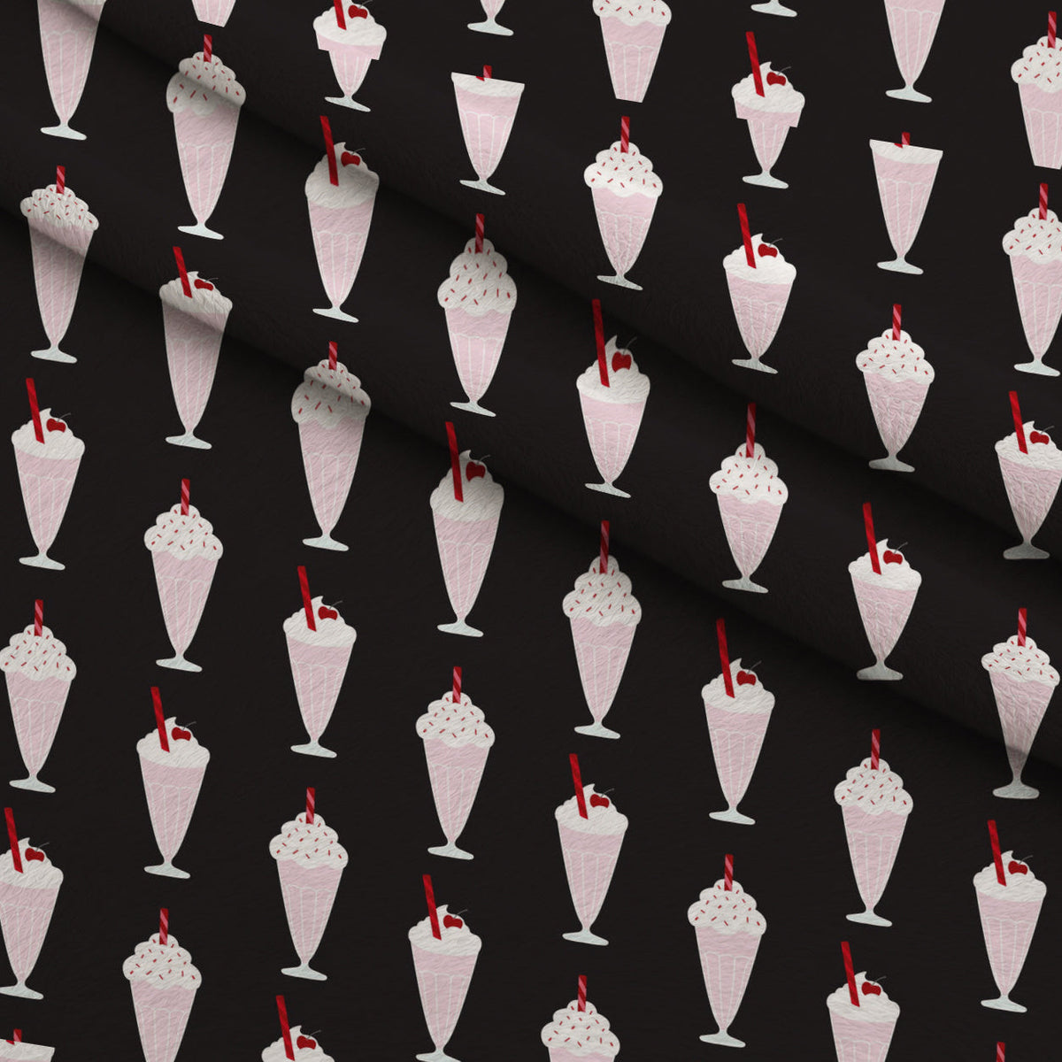Jukebox Jive Pattern 11 Fleece Fabric — fleece fabric folded close-up preview (mv-fleece-v1:lying)