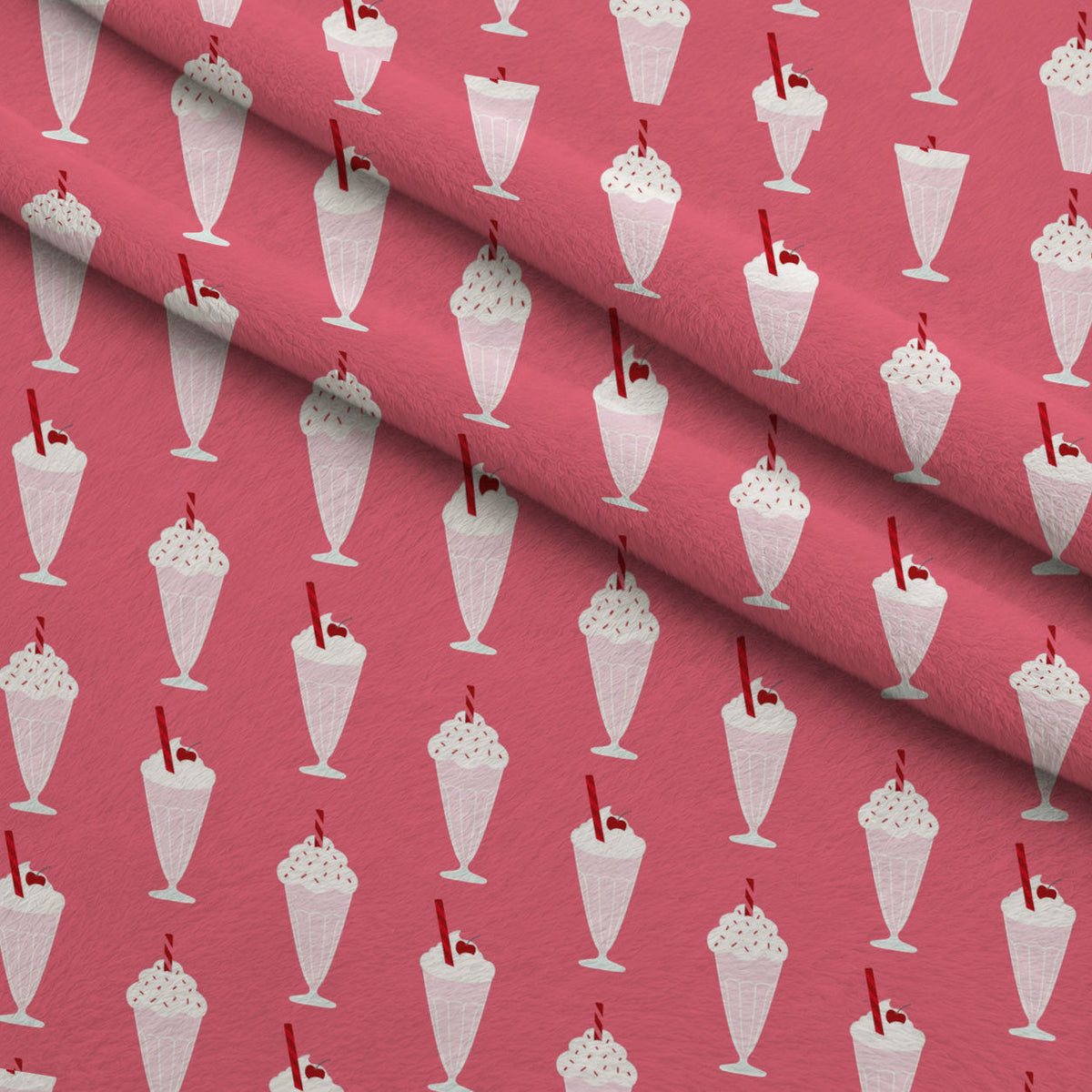 Jukebox Jive Pattern 12 Fleece Fabric — fleece fabric folded close-up preview (mv-fleece-v1:lying)