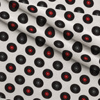 Jukebox Jive Pattern 7 Fleece Fabric — fleece fabric folded close-up preview (mv-fleece-v1:lying)
