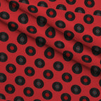 Jukebox Jive Pattern 8 Fleece Fabric — fleece fabric folded close-up preview (mv-fleece-v1:lying)