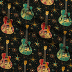 Jukebox Starlight Pattern 8 Fleece Fabric — fleece fabric folded close-up preview (mv-fleece-v1:lying)