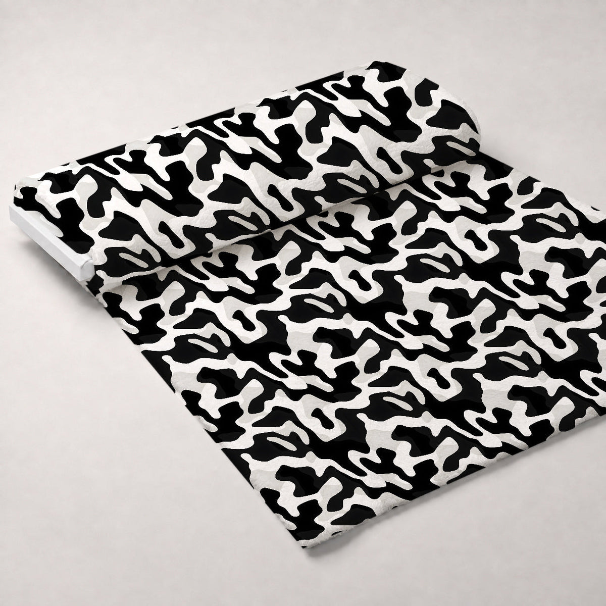 Jungle Animal Skins Pattern 10 Fleece Fabric — fleece fabric unrolled bolt preview (mv-fleece-v1:bolt)